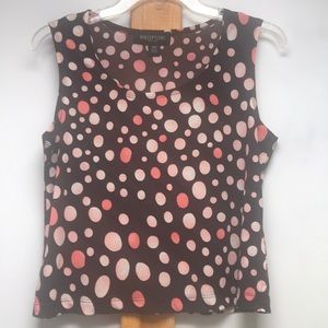 Perceptions polka dots tang top -10 P